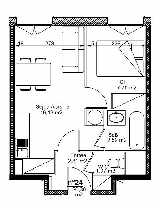 1-bed lot plan example